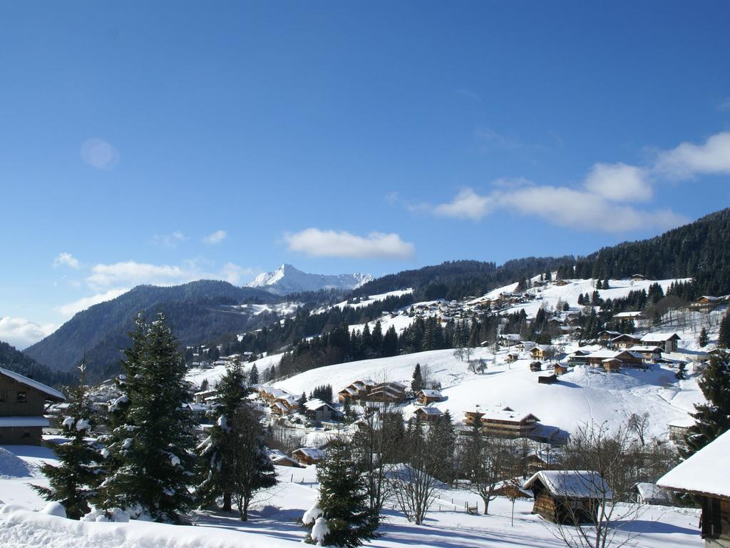 Magnificent Chalet On The Mountain Slopes Les Gets Exteriér fotografie